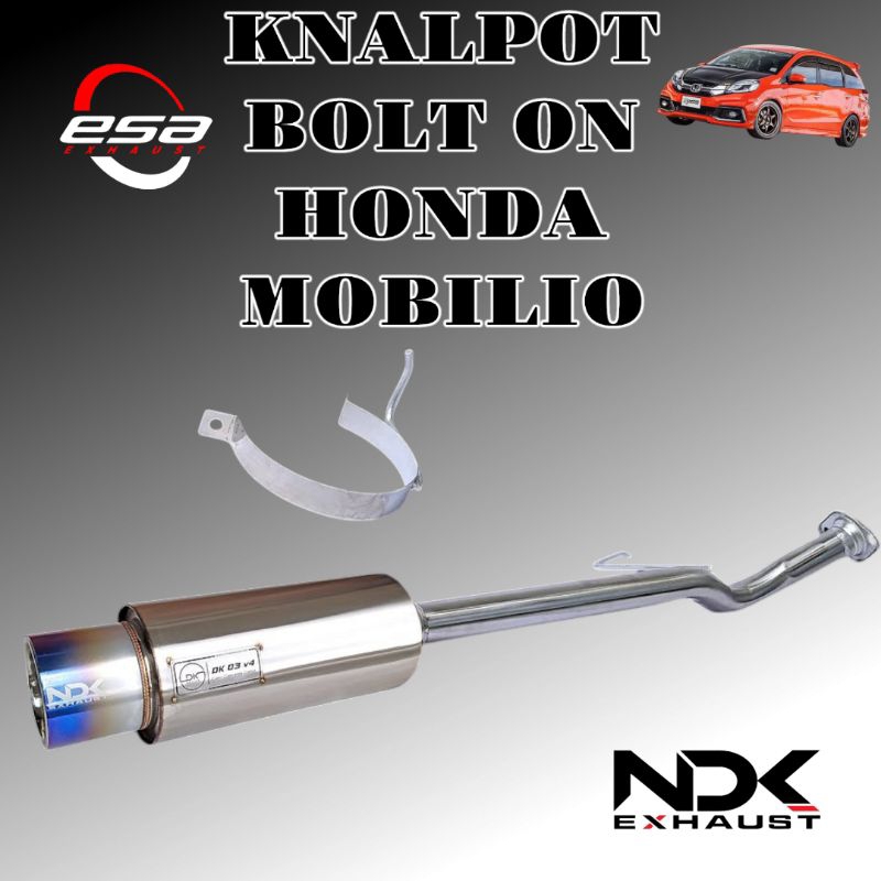 KNALPOT MOBIL BOLTON HONDA MOBILIO NDK EXHAUST KNALPOT MOBIL RACING KNALPOT SISTEM BAUT