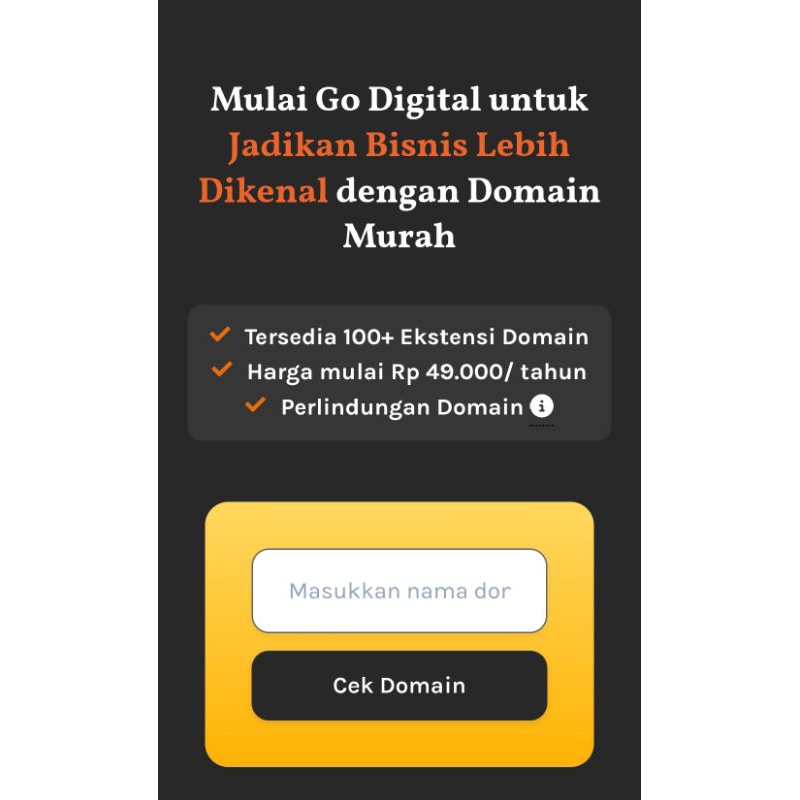 Web hosting go online
