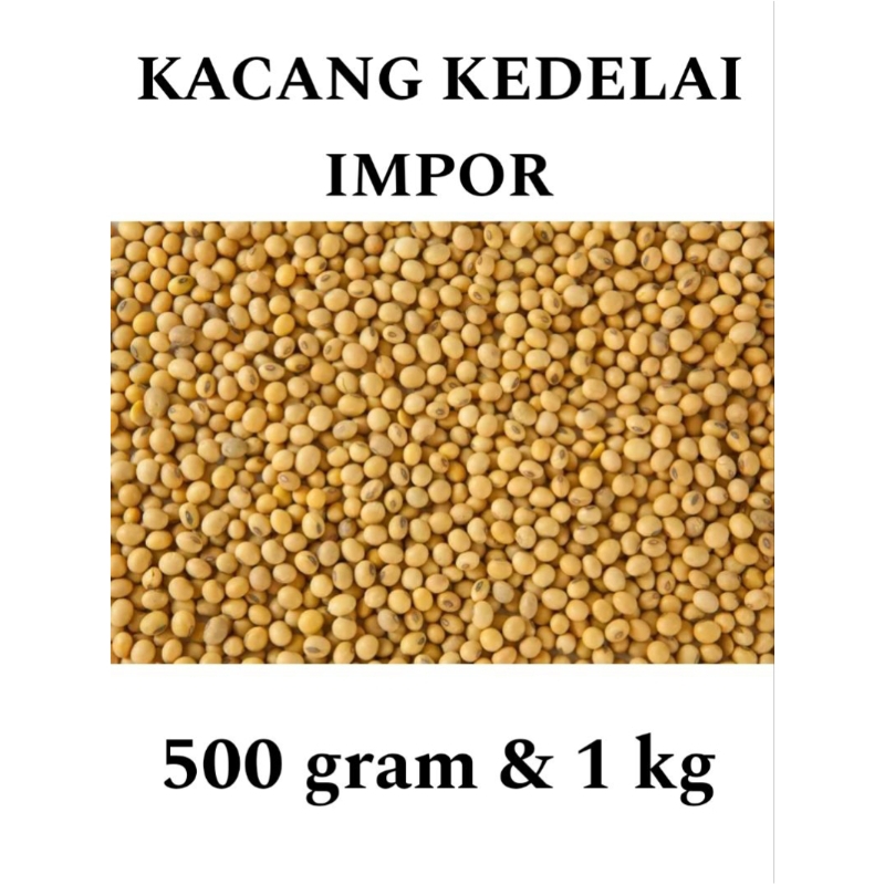 

KACANG KEDELAI IMPOR 500 GRAM & 1 KG