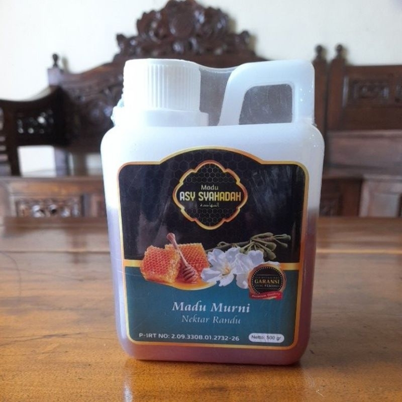 

Madu murni full nektar100%assyahadah500gr