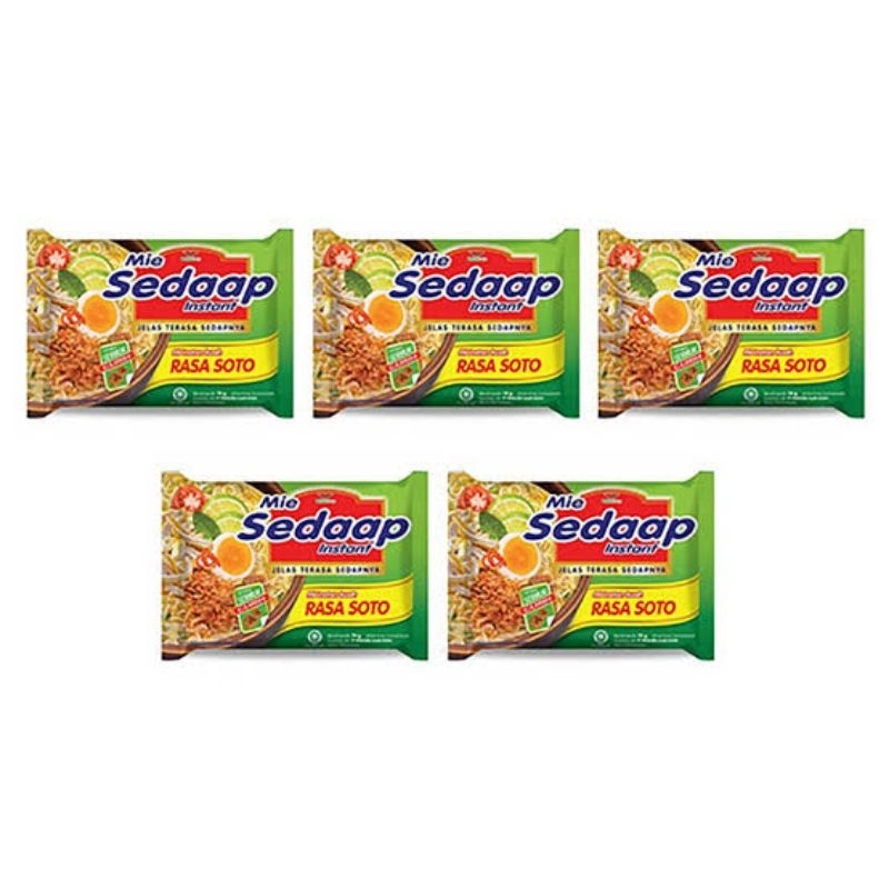 

♡ Paket Hemat Mi Sedaap Soto 5 Pcs ☆ Segar & Nikmat ♤