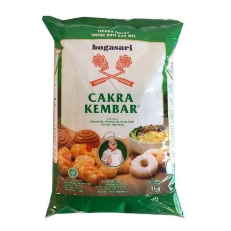 

Bogasari Cakra Kembar Tepung Terigu 1kg