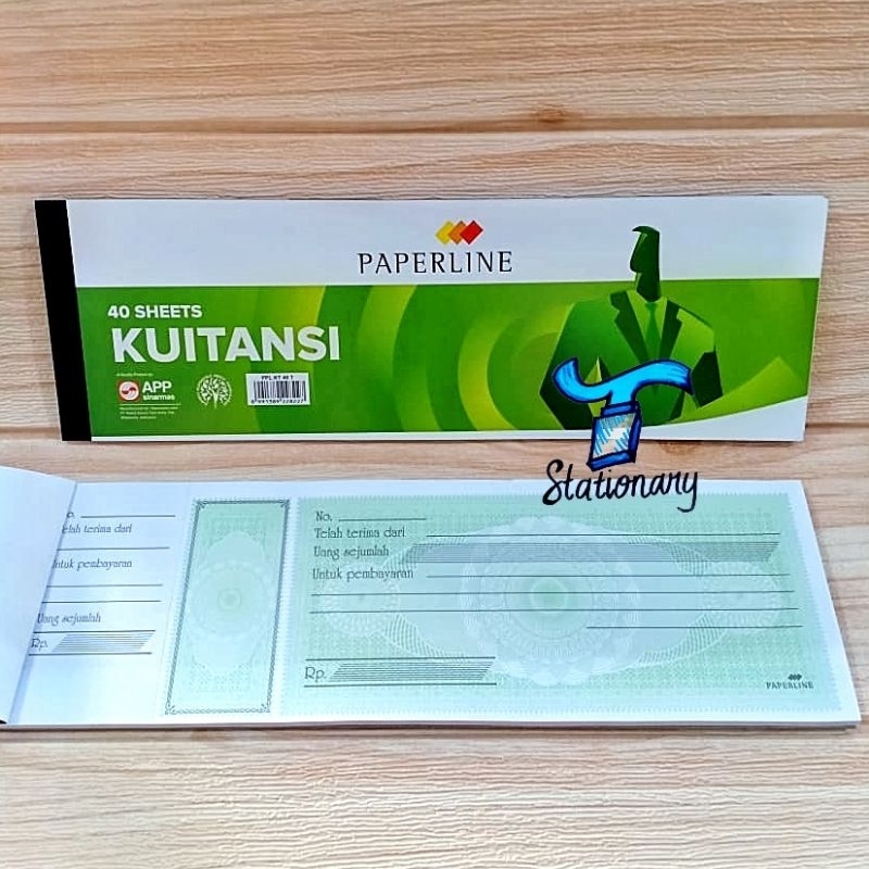 

Buku Kwitansi PAPERLINE Tanggung 40T.