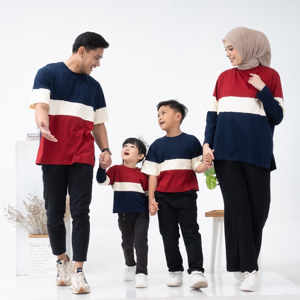 Kiddee Navi Family Set - Baju Couple Keluarga - Kaos Busui Friendly