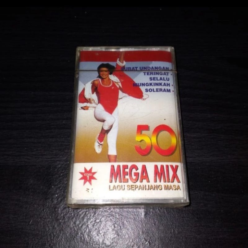Kaset 50 MEGA MIX Edisi 1 - Lagu Sepanjang Masa - SEGEL