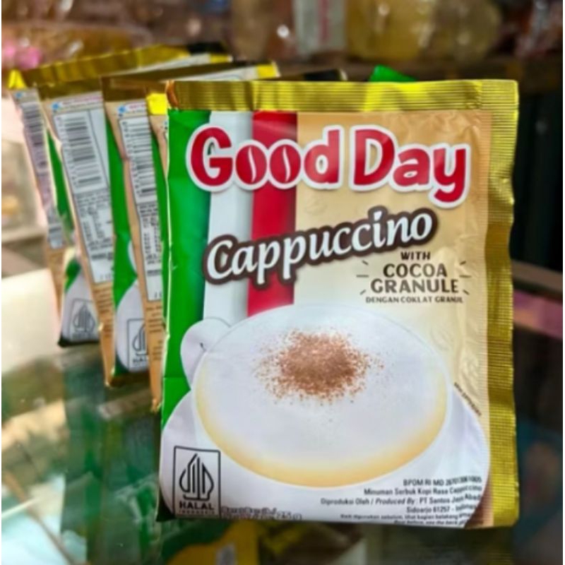 

KOPI GOOD DAY CAPPUCINNO WITH COCOA GRANULE 12×10×25 GRAM