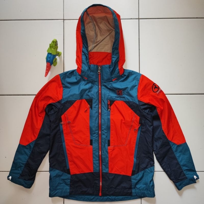 Jaket Outdoor Anak WESTWOOD Blocktech Colorblock Original 100% Second Second Preloved Gunung Camping