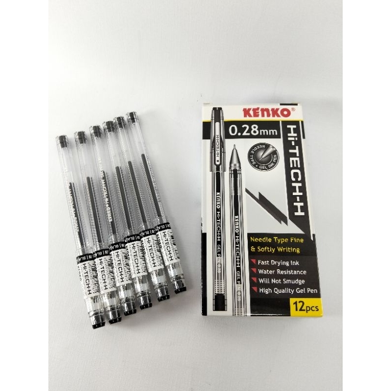 

Kenko Gel Pen / Pulpen Jel / Pena jel / Pena Tinta Hi tech H 0.28mm