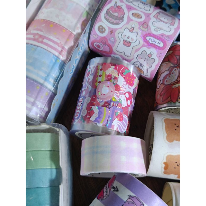 

SHARING sticker roll washi selotip roll