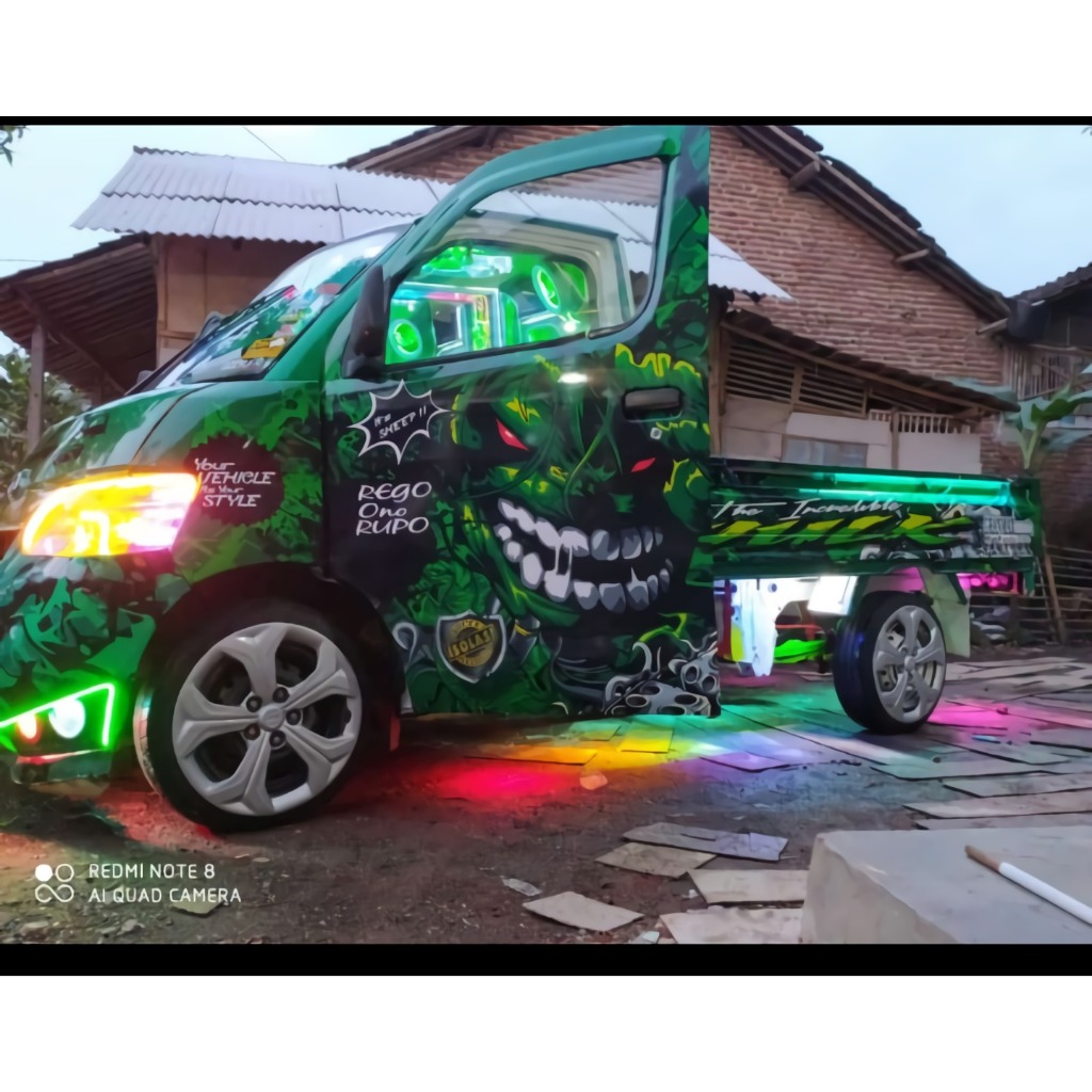 decal sticker granmax motif hulk-sticker granmax-sticker grandmax full decal