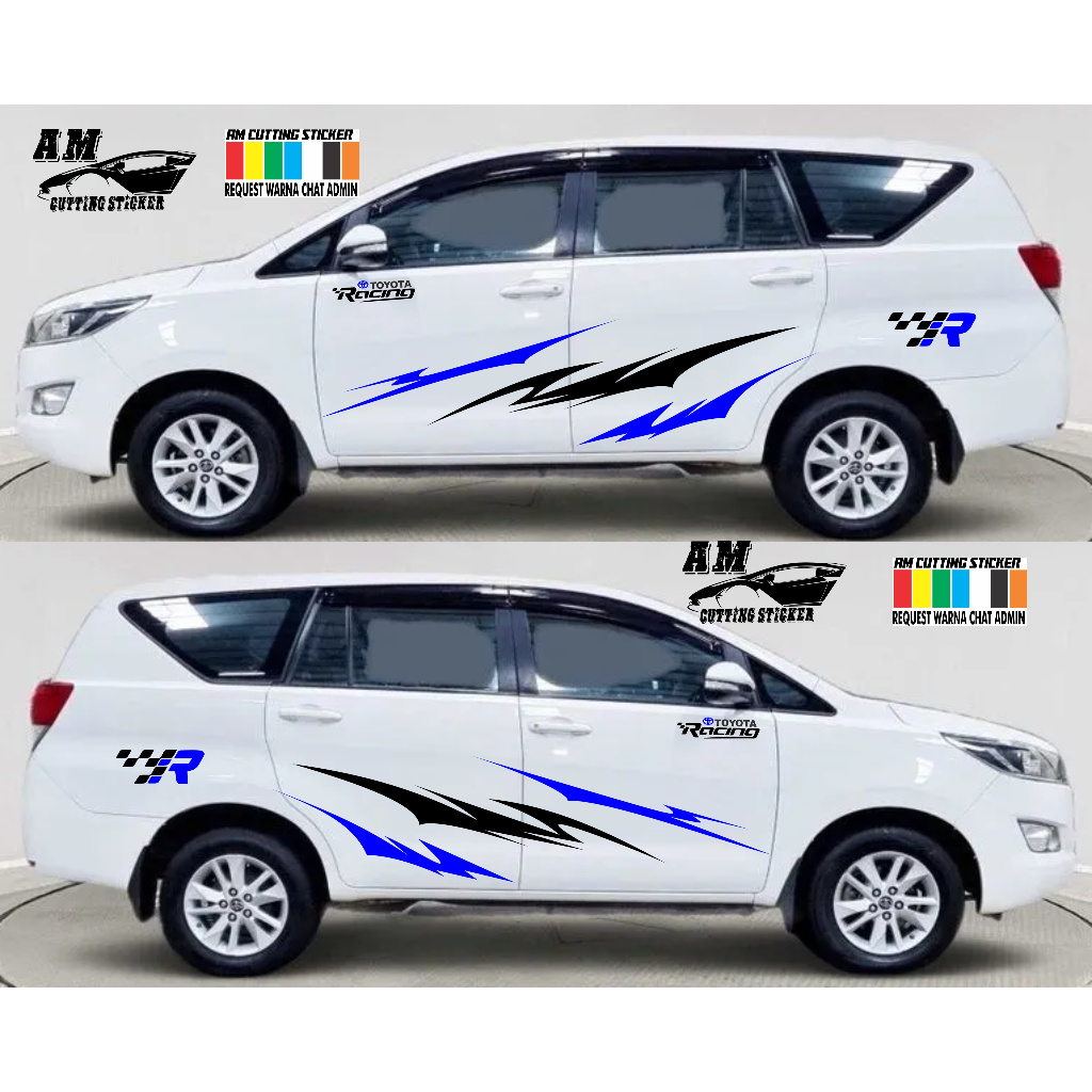 promo stiker mobil innova cutting stiker mobil innova stipe mobil innova stiker terbaru keren