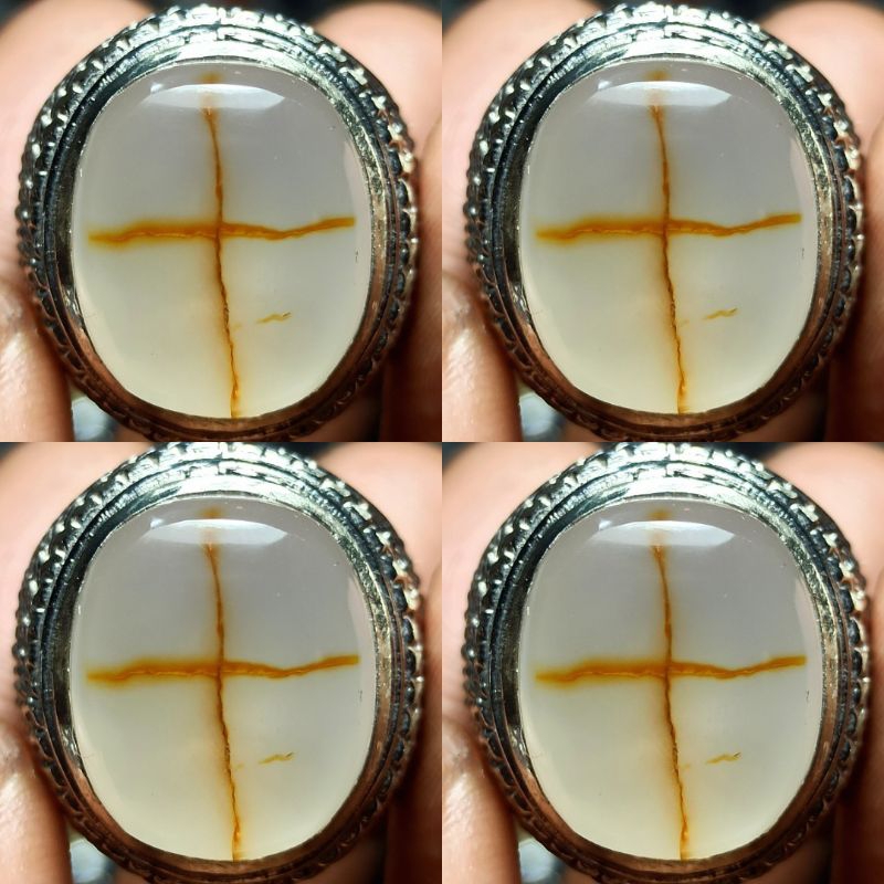 BATU AKIK TAPAK JALAK NATURAL ALAM