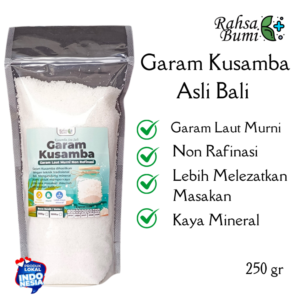 

Garam laut kusamba Organik 250gr - Sea Salt by Rahsa Bumi