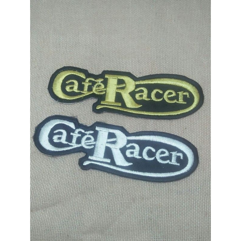 Caferacer patch bordir untuk tas jacket rompi topi hoodie kaos bokers