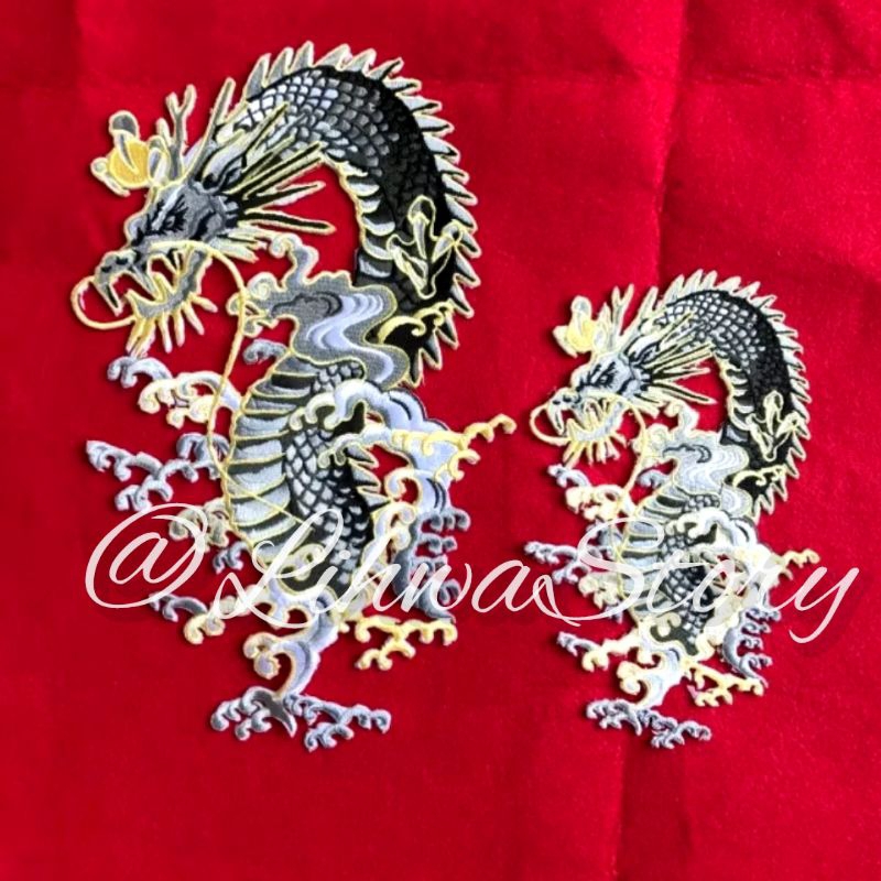 PATCH BORDIR DRAGON / EMBLEM BORDIR NAGA