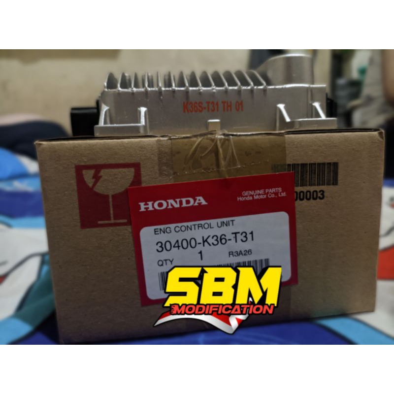 Engine Control Unit ECU PCX CBU Led 2015-2017 K36 Original Honda Thailand