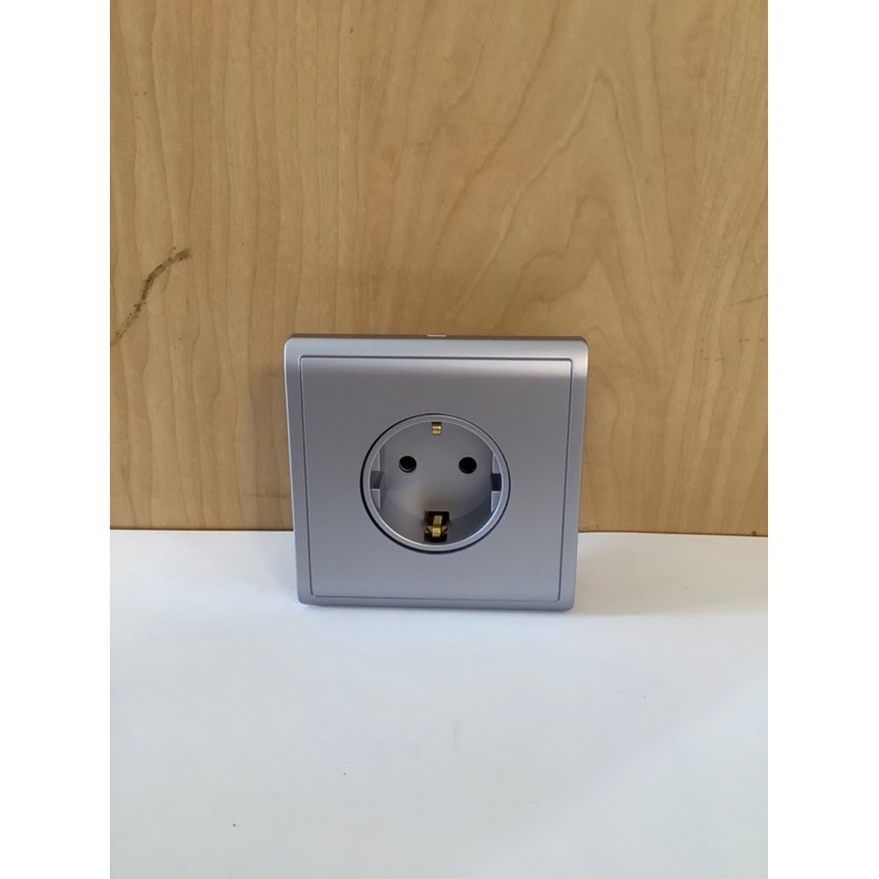 Stop Kontak Schneider Pieno Silver Lavender