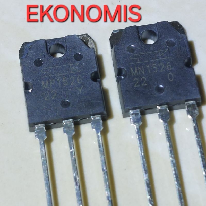 MP1526 MN1526 Sepasang SANKEN Transistor Power To-3p Y-Gear MP MN 1526 Parts Komponen