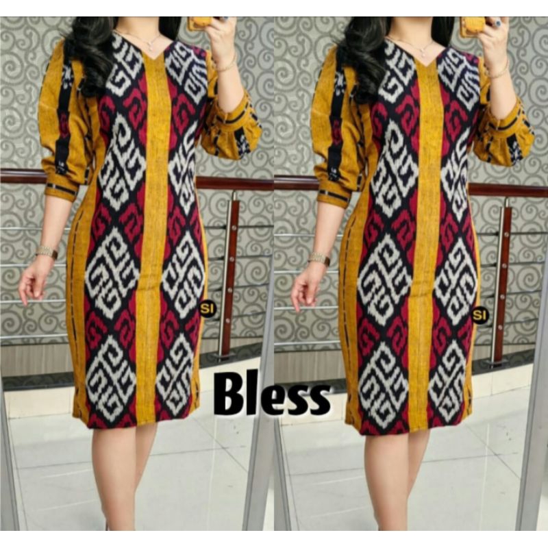 DRESS TENUN MODEL SLIMFITTING