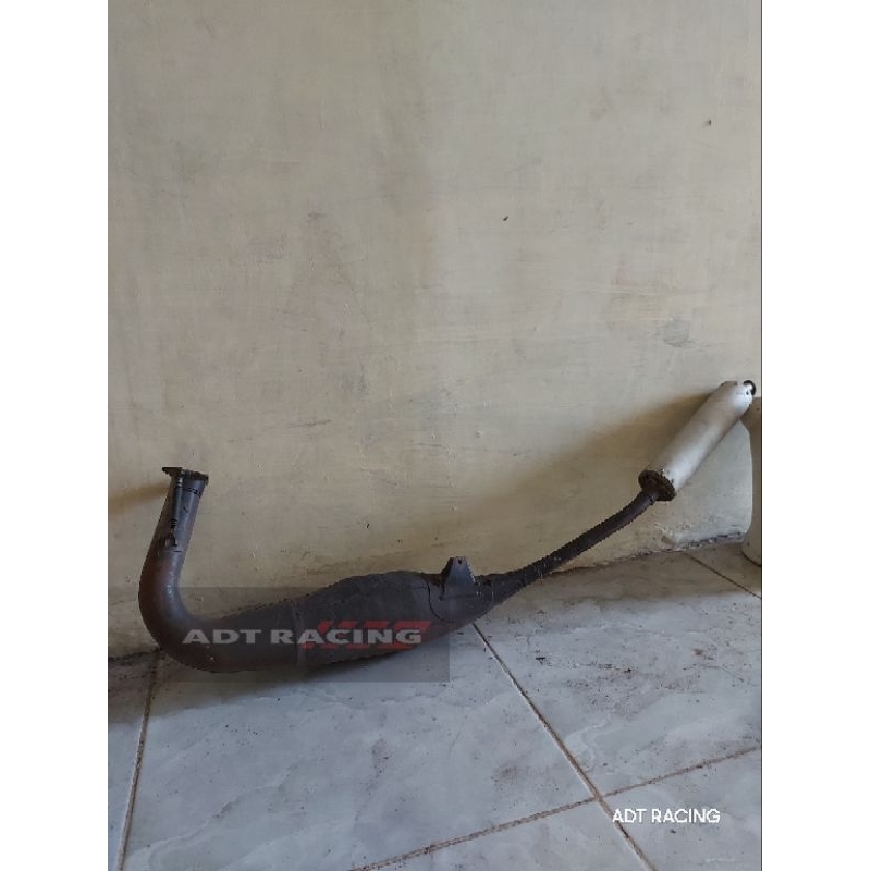 knalpot RS 125 GP kiri original copotan asli