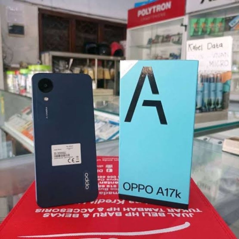 Oppo A17k 3/64 Fullset Second Ori