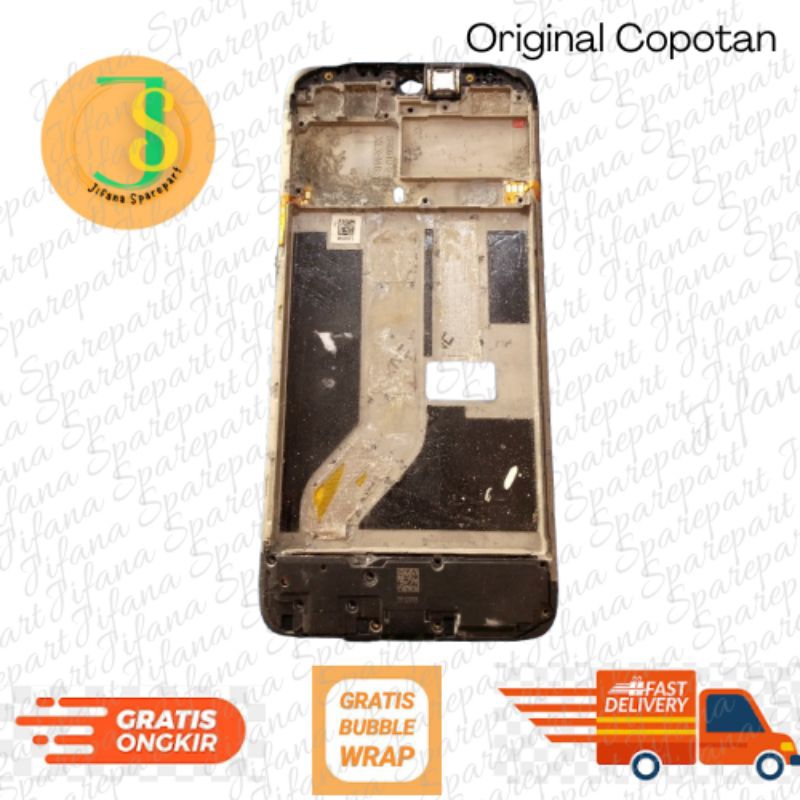Tatakan Lcd + Buzzer + Speaker Atas Oppo A12 Original Copotan