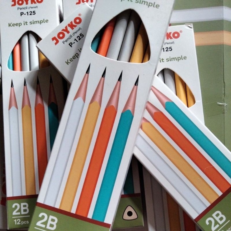 

Joyko Pencil (Pensil) Keep it simple P-125 (1pk isi 12 pcs)