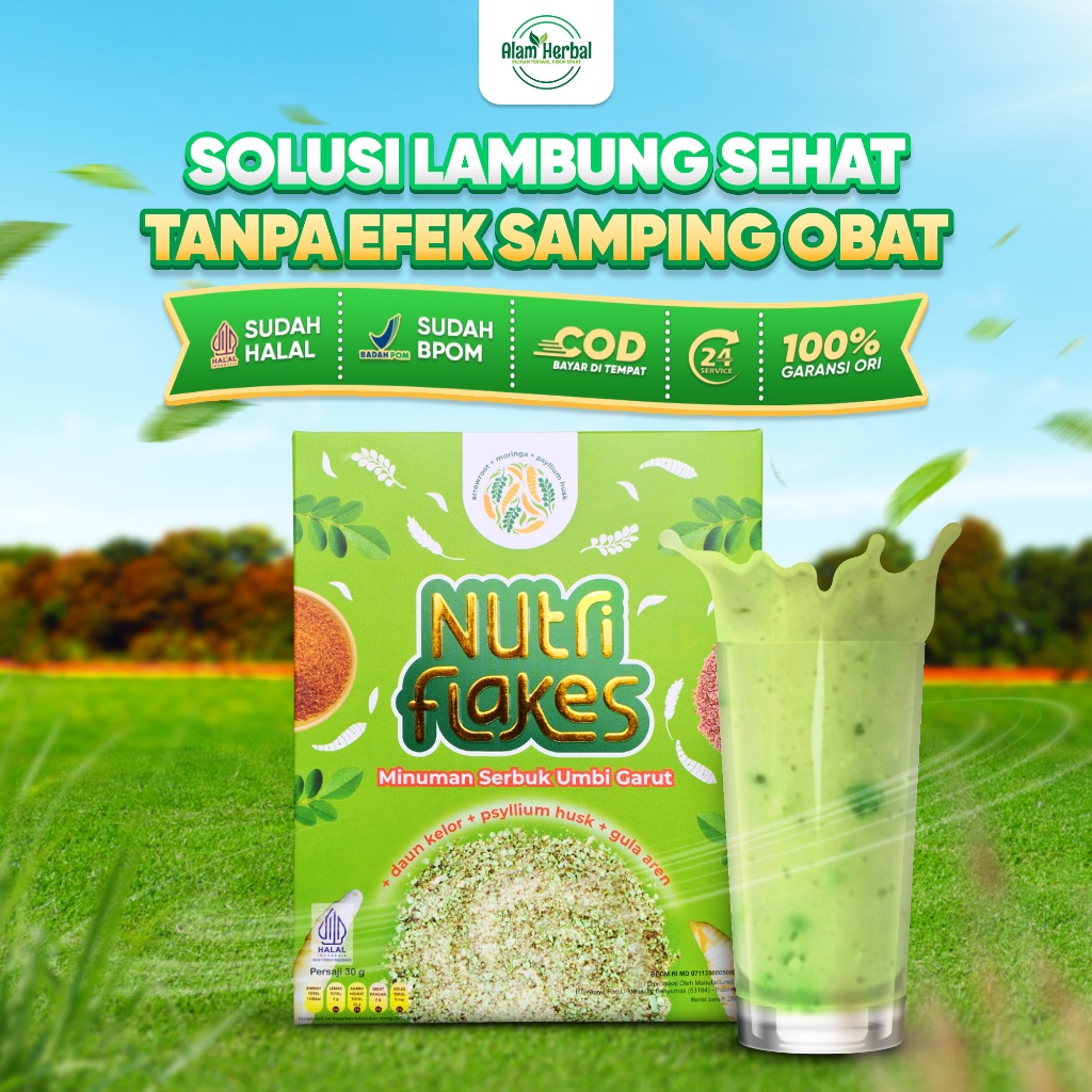 

Serenashop86 Nutriflakes Sereal Umbi Garut Solusi Ampuh Atasi Asam Lambung Maag Gerd Kronis Orinal