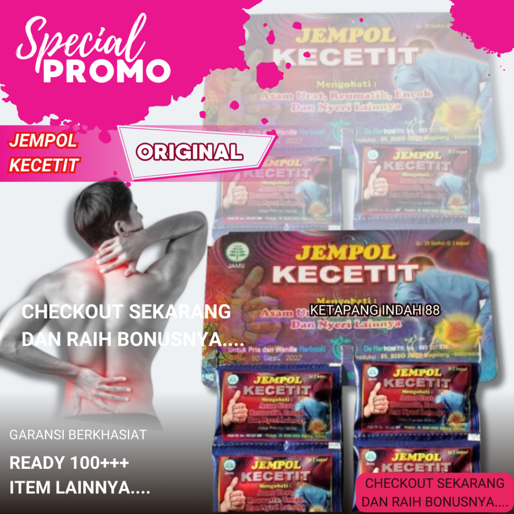 JEMPOL KECETIT KAPSUL HERBAL ORIGINAL