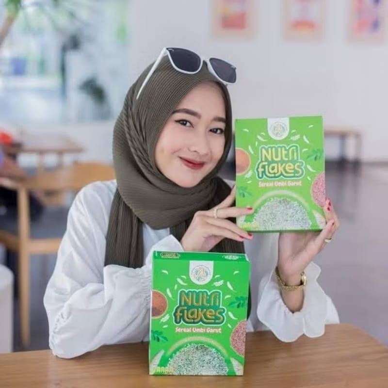 

PAKET 1 BOX NUTRIFLAKES | Sereal Asli Umbi Garut Untuk Redakan Asam Lambung Kronis Gerd & Maag