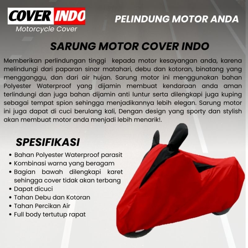 BEST SALE Cover Motor Vespa Matic Sarung Motor Vespa Matic Penutup Motor Vespa Matic Waterproof Anti