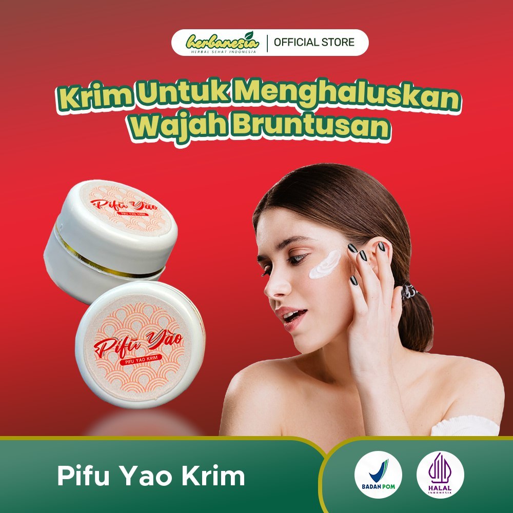 Pifu Yao Cream - Krim Penghilang Bruntusan dan Jerawat Ampuh | Menghilangkan Bruntusan Membandel