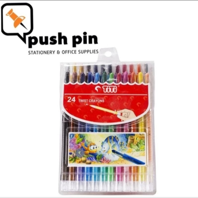 

Titi Crayon Twist 24 Warna TI-CP-24T
