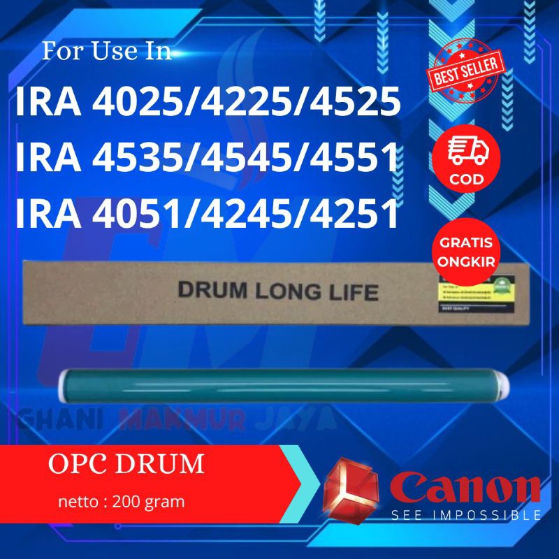 Opc  Drum Mesin Fotocopy  Canon IRA 4025/4225/4525/4051/4251/4545/4551