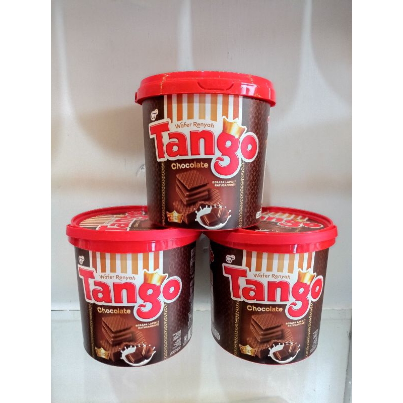 

(kaleng)Wafer Tango jar Rasa Chocolate