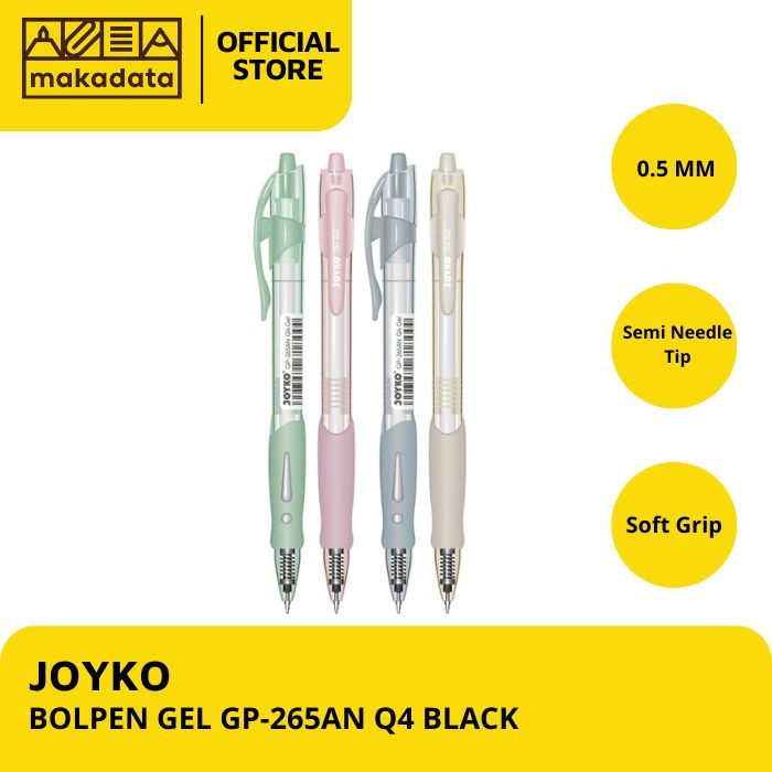 

PULPEN GEL JOYKO 265AN WARNA PASTEL 0.5 MM (1 PACK) MURAH