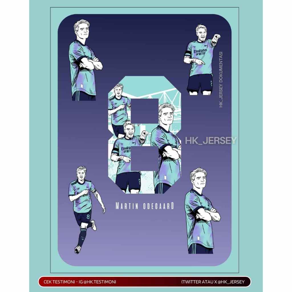 

SEBUAH STICKER ODEGAARD - AR.SENN ALL.