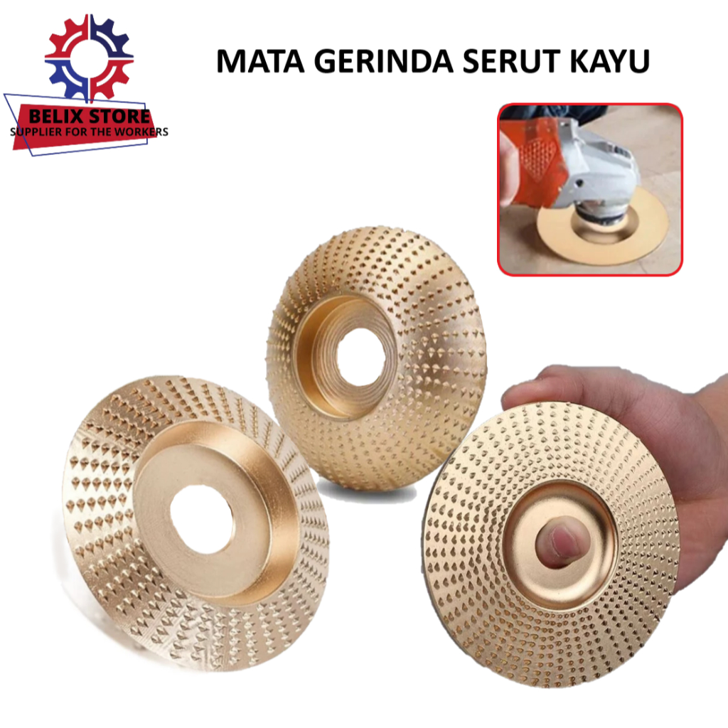Mata Gerinda Serut Amplas Kayu Mata Asah Grafir Poles Permukaan kayu Rata Cembung Miring