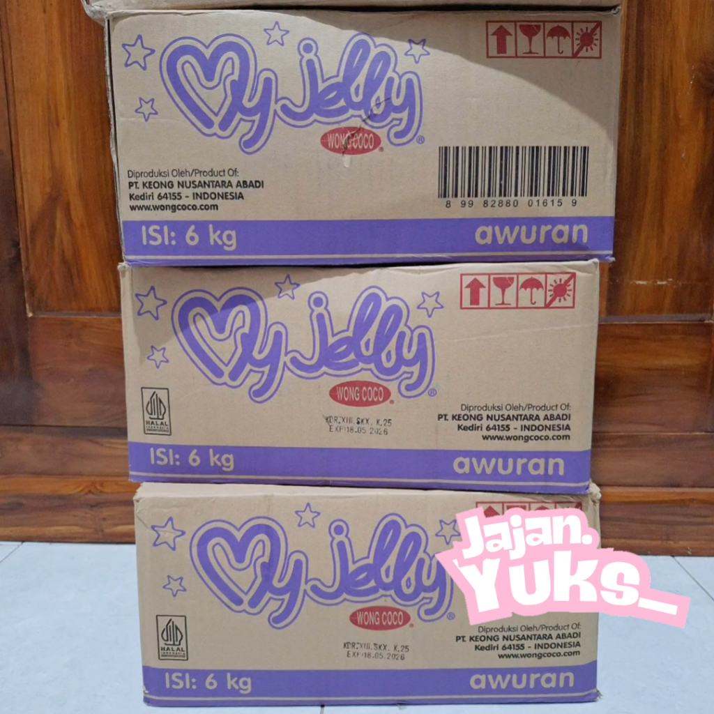 

[READY STOCK] MY JELLY STAR WONG COCO AWURAN KARTON ISI 6KG