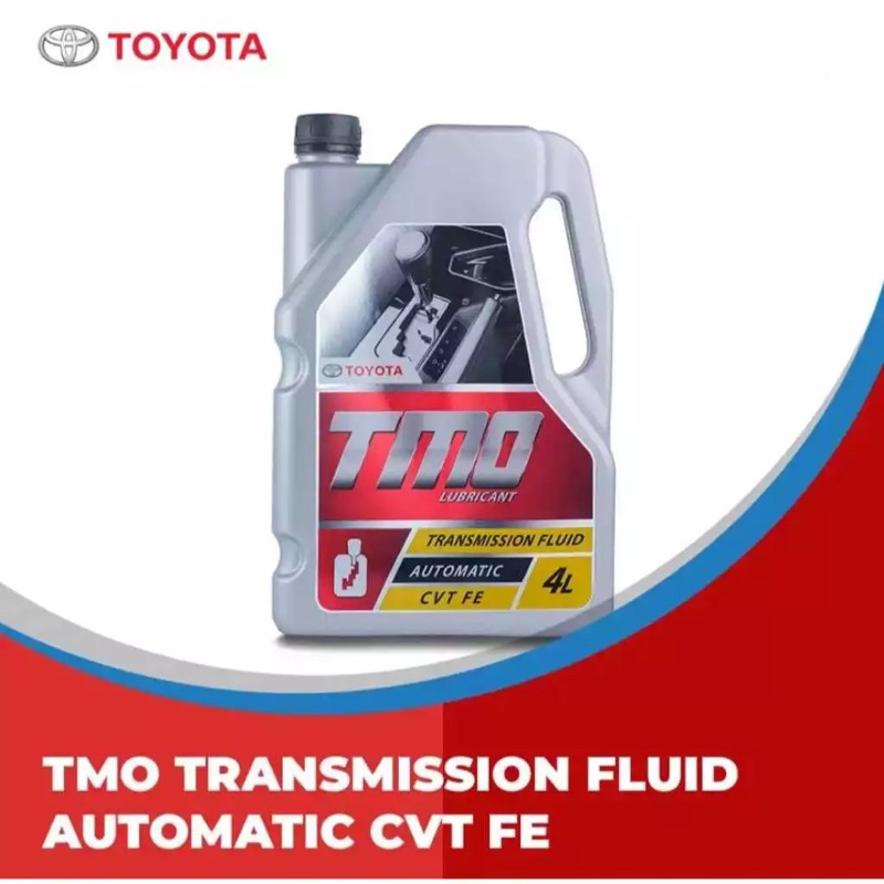 Oli Toyota TMO CVT FE (4L) Untuk Transmisi Matic / oli tmo transmission fluid automatic cvt fe 4 lit