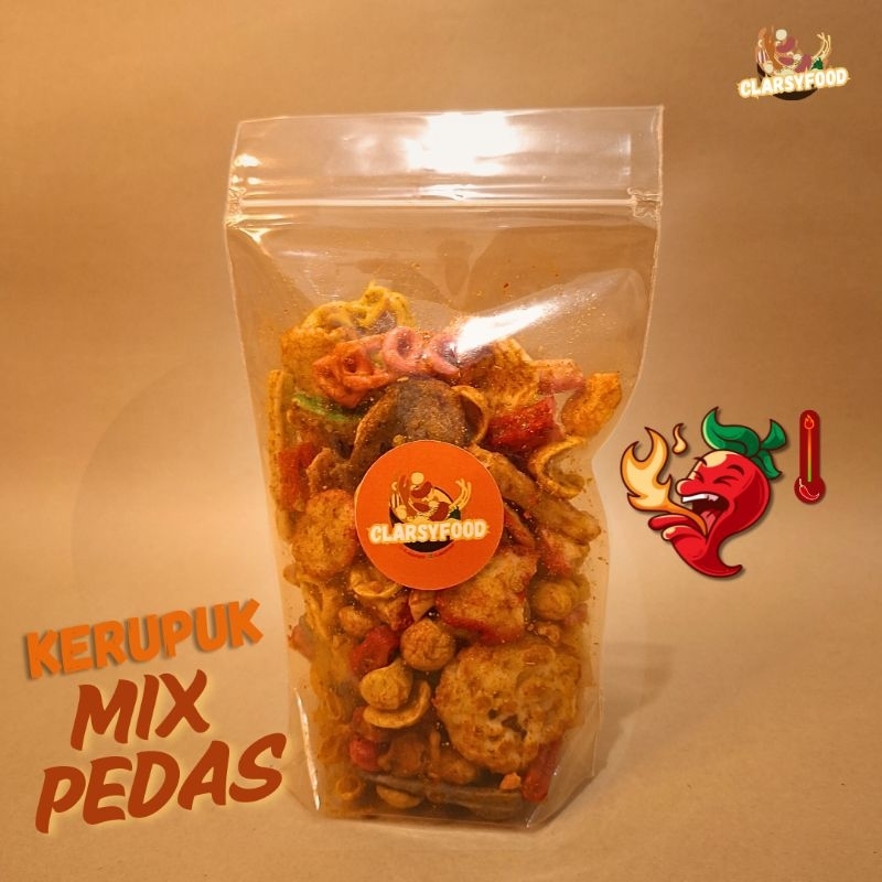 

CEMILAN KERUPUK MIX PEDAS RENYAH 100GR CLARSYFOOD