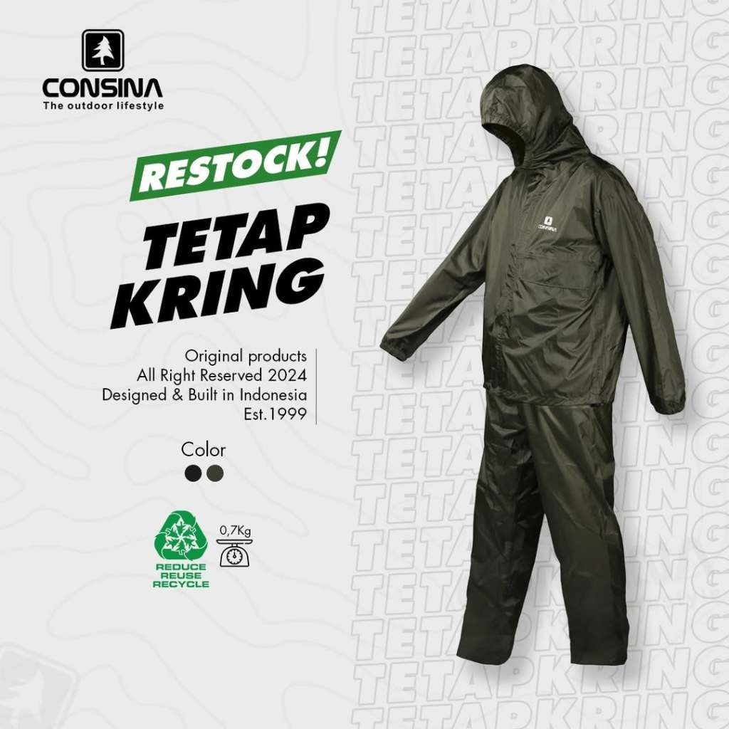 JAS HUJAN CONSINA - RAINCOAT - TETAPKRING