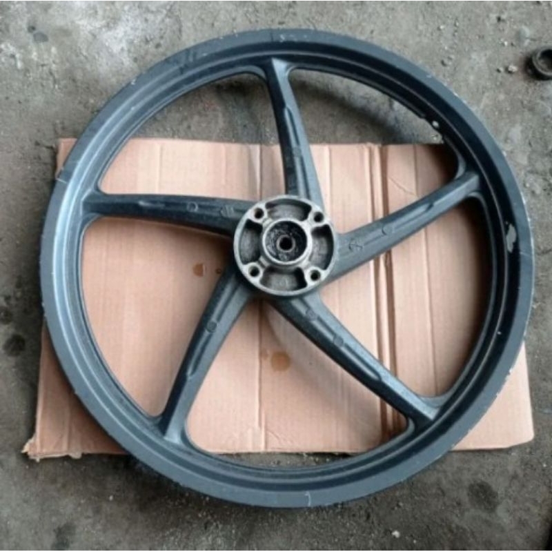 VELG PELEK DEPAN SUPRA X125 KARISMA ORIGINAL COPOTAN