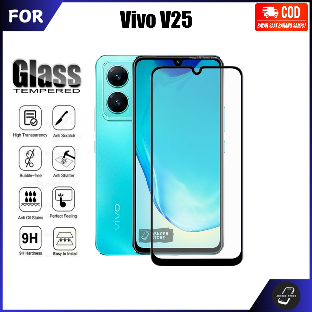 Promo Anti Gores Vivo V25 V25e Tempered Glass Full Cover