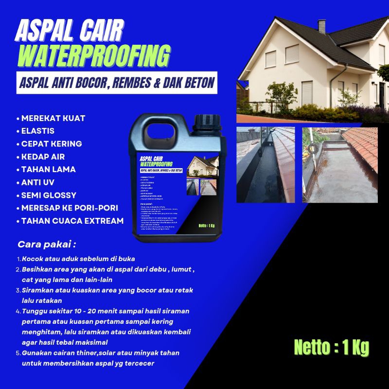 Aspal Cair Anti Bocor 1kg