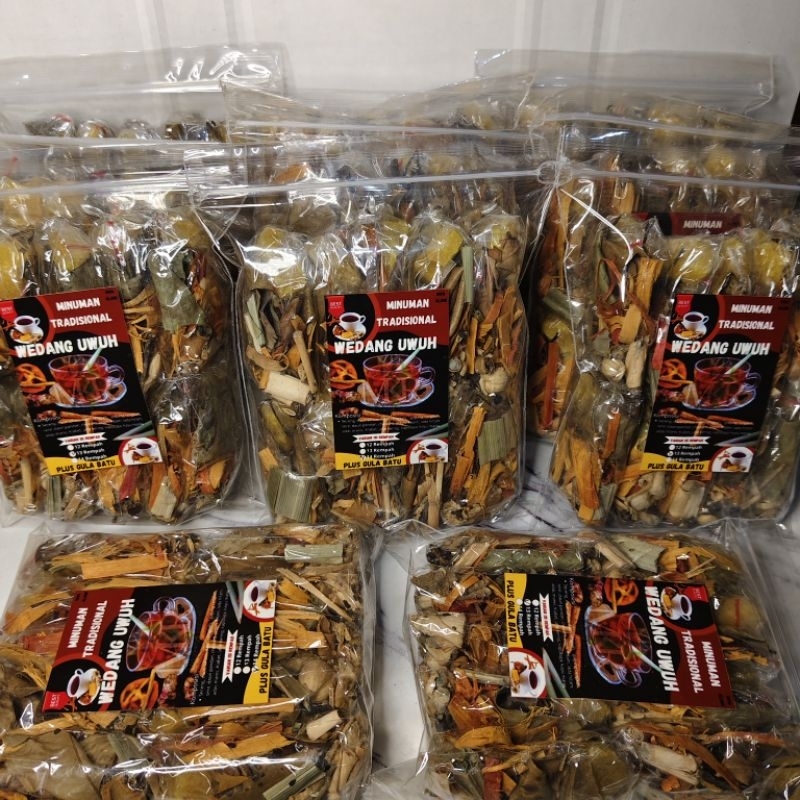 

Wedang uwoh 14 rempah , 13 Rempah , 12 rempah komplit Gula batu 1 pack isi 10 pics