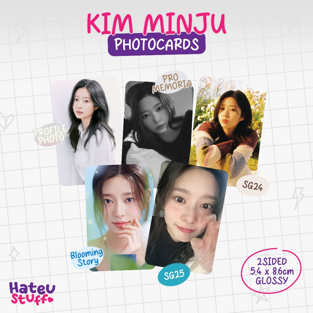 [all-in] Kim Minju Unofficial Photocard Season's Greetings, Profile Photo, Fan Meeting, Pro Memoria 