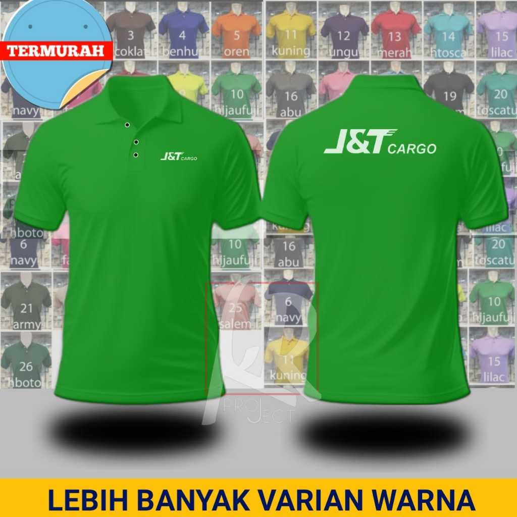 baju polo kaos jnT Cargo seragam pria KARGO jnt cargo