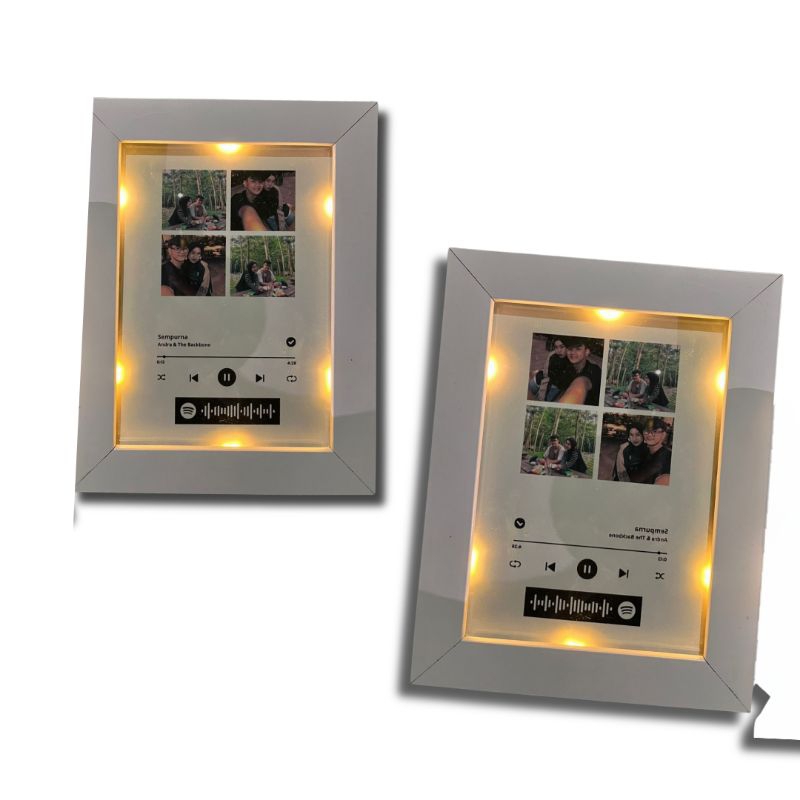 Pigura costum music Spotify, birthday, love , family, wedding dll