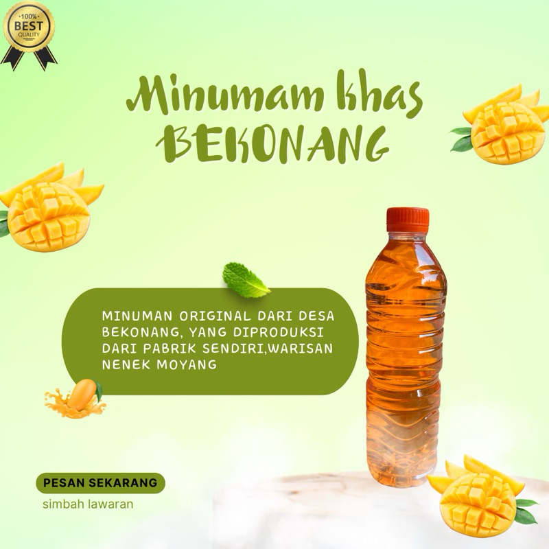 

minuman perisa rasa buah mangga 600ml